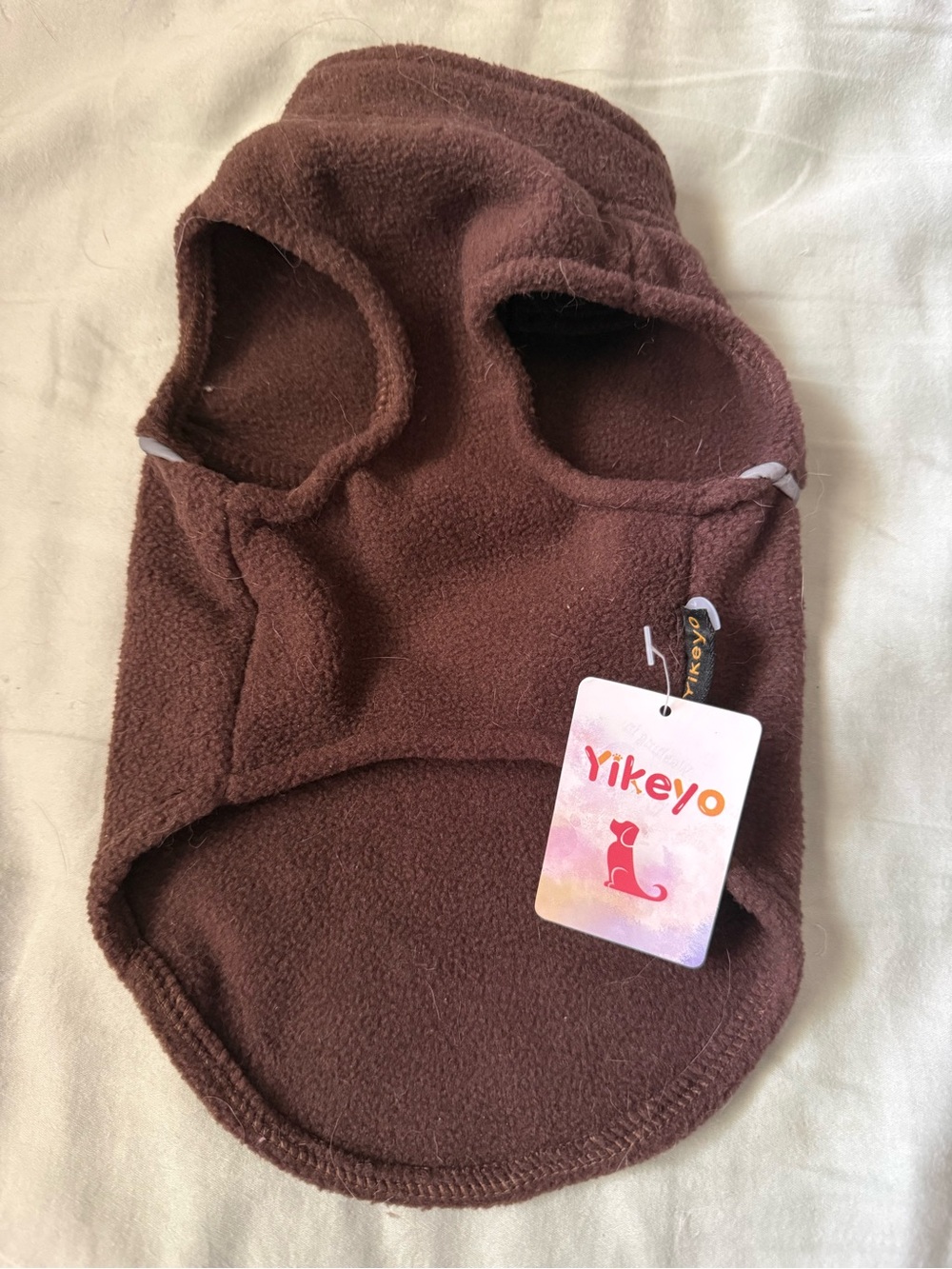 Yikeyo Brown Fleece Chihuahua Hoodie